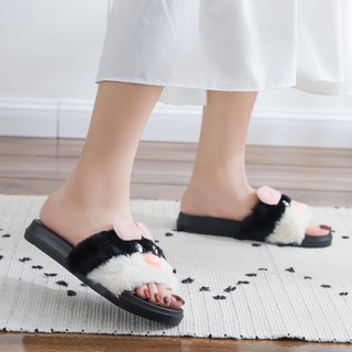Cute Pink Pig Non-Slip Slippers (3)