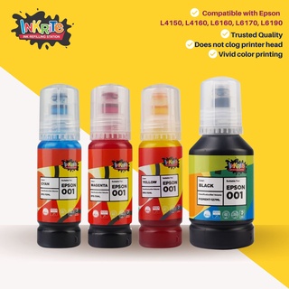 Inkrite Ink for Epson 001 Epson L4150, L4160, L6160, L6170, L6190 L6260 L6270 L6290 L14150