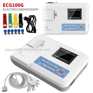 CONTEC ECG100G 1 Channel Electrocardiograph ECG Machine EKG Lead Digital FDA & CE