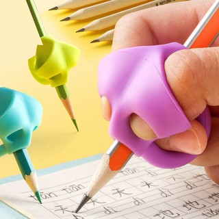 Silicone Pen Pencil Holder Writing Aid Grip Posture Corrector