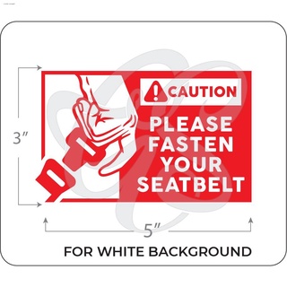 motorcycleback support✕✜Caution Please Fasten Your Seat Belt_ Design_Decal Sticker (5)