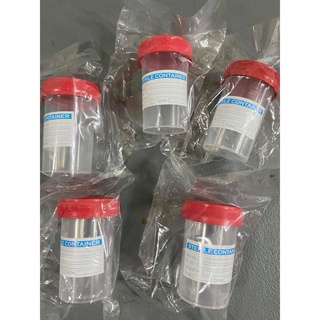 【healthy】 50 pcs 60mL Sterile Specimen Cup (Urine Stool Sputum)