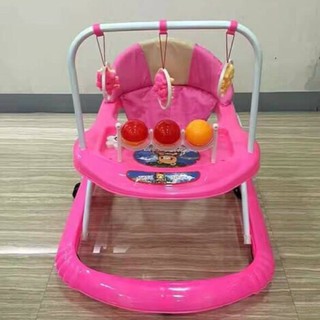 Height Adjustable, No Musical, Soft Cushion Baby Walker