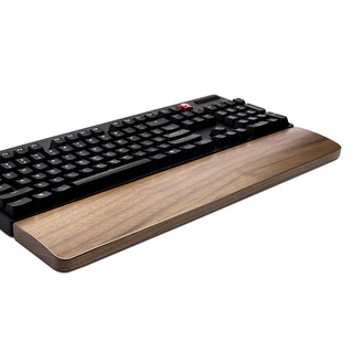 Walnut Wooden Keyboard Wrist Rest Ergonomic Gaming Desk Wrist Pad Easy Typing Pain Relief Durable