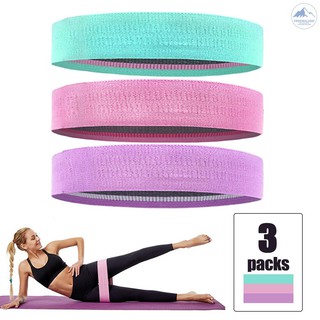 frew-3pcs/set 60-150LB Resistance Bands Set Pull Rope Cotton Elastic Bands for Fitness Gym Equipment Exercise Yoga Band