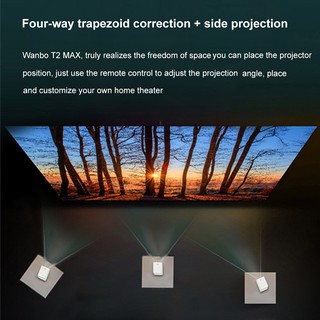 Wanbo T2 Max projector for phone home 4k projector mini supports IOS/Android/Laptop/WIFI/Bluetooth (6)