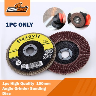 Wowtech 1pc High Quality 100mm Angle Grinder Sanding Disc