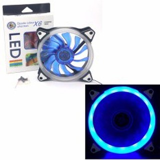 DH12025R12S 12V 3-4PIN CPU Cooling Fan LED 12cm 120mm blue