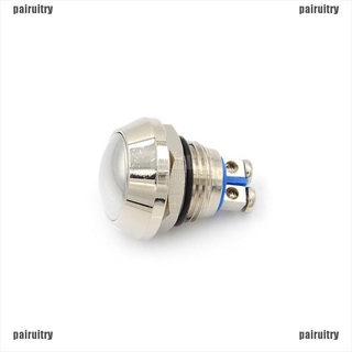 【COD•PAIR】Hot Sale Domed Waterproof Metal 12mm Momentary Push Button Switch (5)
