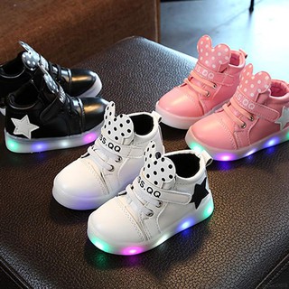 Fashion Children's Unisex LED Lights Casual Sports Shoes