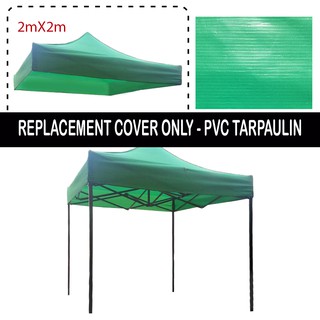 2 x 2 Durable Retractable TENT COVER or REPLACEMENT COVER NO FRAME INCLUDED - PVC Tarpaulin Material