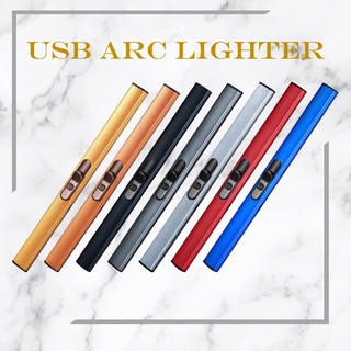 USB Rechargeable Electric Candle ARC Lighter With Charging Cable Windproof Flameless Model A