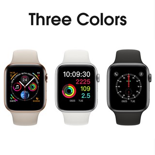 1：1 iWatch W54 Smart watch Support Wireless Charge Push Message Bluetooth Heart Rate Blood
