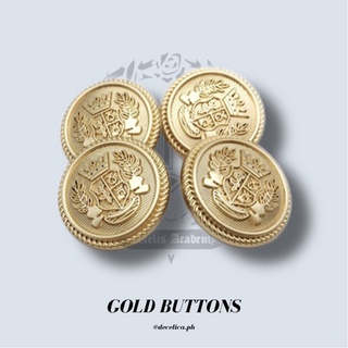 Gold Buttons for ENHYPEN Decelis Academy Uniform 20mm (1)
