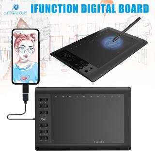 Graphic Drawing Tablet 10 x 6 Inch G10 Digital Tablet Drawing with 22 Smart Buttons Support Mobile Phone Computer