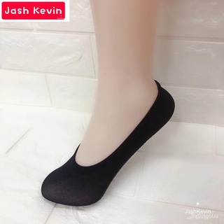 women boots✑❇（Spot Goods）12 Pairs Women’S Doll Shoes Socks With Gel On Foot (BLACK) IKT9