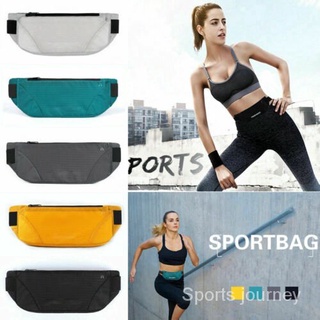 【PPX】Waterproof Sport Runner Waist Bum Canvas Bag Running Jogging Adjustable Belt Pouch Zip Fanny Pack