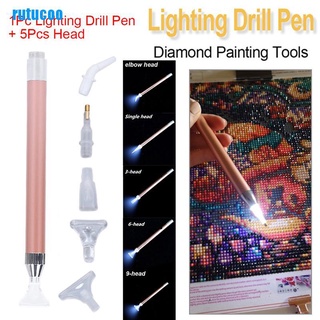【 rutucoo】5D Diamond Painting Pen Lighting Point Drill Pen DIY Craft Diamond Accessories