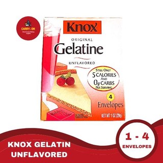 Knox Original Unflavored Gelatin Keto Diet Low Carb Approved Grocery Items
