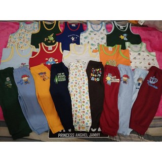 kids cotton sando and pajama assorted per bundle