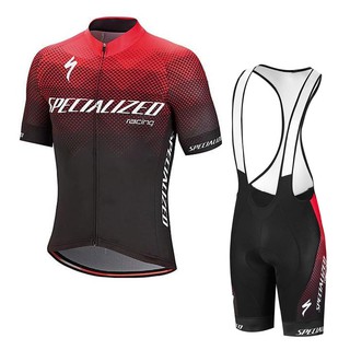 Specialized Pro Team Mountain Bike Cycling Jersey Set Road Bike Bicycle Riding Bib Shorts Set Cycling Breathable Clothes