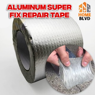 Super Fix Leak Repair Roof Waterproof Aluminum Foil Butyl Rubber Pipe Stop Leak Tape Self Adhesive