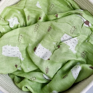 Baby Muslin Blanket 120*110cm Infant Receiving Blanket (Cotton) (1)