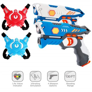 new infrared laser tag toy gun versus gunshot light indoor and outdoor game gift set Children gift 0