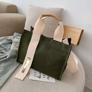 korean marrhen j ready stock bag for women bag shoulder bag for women sling bag Korean fashion casual large capacity canvas shoulder bag Messenger bag