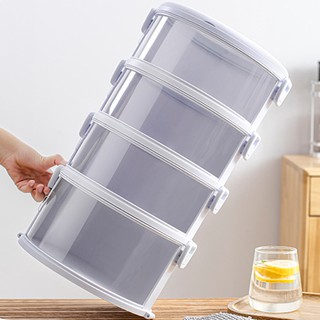 Food Heat Preservation Cover Multi-layer Household Kitchen Winter Leftover Cover Food Cover Transparent Five Layer Sliding Door Cover Dish Cover (5)