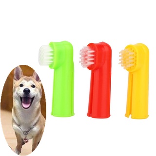 ▣5pcs Cleaning Oral Hygiene Finger Toothbrush Dog Pet