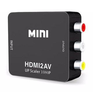 HD Video Converter HDMI to AV Full HD 1080p (Black) (1)