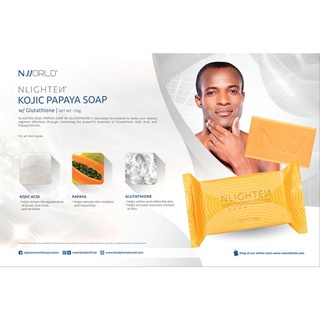♝■Authentic Nlighten Kojic PAPAYA soap w/ Glutathione