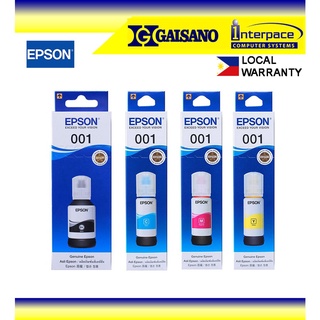 【Ready Stock】✧✾♛Ink Epson 001 Blk/Cyan/Magenta/Yellow for EPSON L4150/L4160/L6160/L6170/L6190 Printe