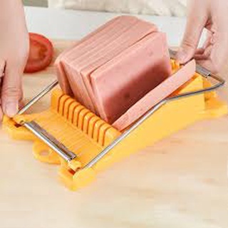 1PC Luncheon Meat Slicer Stainless Steel Durable Luncheon Meat Slicer Cheese Slicer Boiled Egg