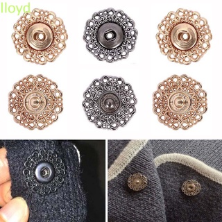 LLOYD1 DIY Invisible Button Hollow Snap Buttons Sewing Buttons Apparel Sewing Mini Clothing Sewing Accessories 10pcs Handmade Metal Buckle/Multicolor