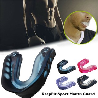 KeepFit Sport Mouth Guard Gel Max Mouthguard Safety Football Adults Sports Teeth Protect Boxing Sand