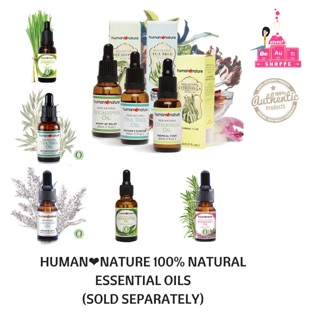 HUMAN NATURE 100% NATURAL ESSENTIAL OILS (SOLD SEPARATELY)