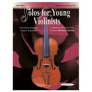 Volume 1 Solos for young violinists violin book by Barbara Barber violin book