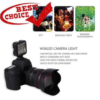 📌📌W36 36 LED Video Light Camera Lamp Light Photo Lighting