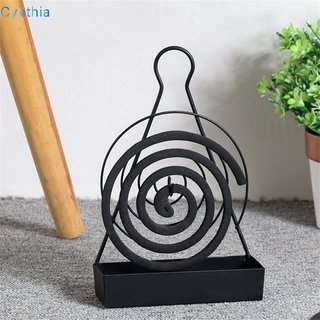 Spiral Mosquito Coil Holder Iron Mosquito Coil Frame Insect Repellent Incense Rack Home Decorative Holder INCENSE BURNER COIL PLATE BOX MOSQUITO COIL HOLDER Nordic Style Metal Mosquito Coil Holder Incense Rack Home Decoration