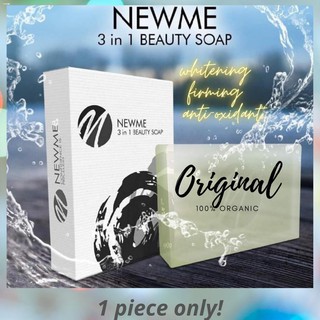 COD☢❃✻ORIGINAL NEWME 3 in 1 Beauty Soap NewMe whitening soap anti-aging, anti-pimple, NewMe 3in1 soa