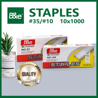 bnesos Stationary School Supplies B&e Staplers Stapler wire #10 #35 10X1000Pcs