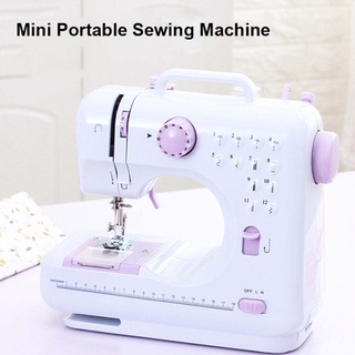 Phoebe's Mini Sewing Machine LED Multifunction Double Thread Electric Replaceable Presser Foot