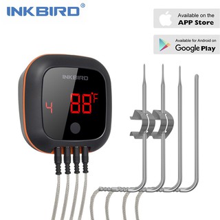 Inkbird IBT-4XS Digital Wireless Bluetooth Cooking Oven BBQ Grilling Thermometer With Two/Four Probe