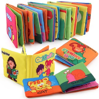 Baby Early Development Infant Educational Cloth Book Kid Toy