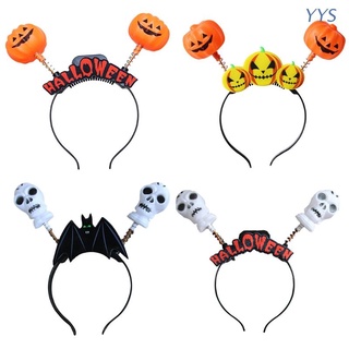 YYS Pumpkin Skull Headband Cosplay Glowing Headband Children Halloween Headwear