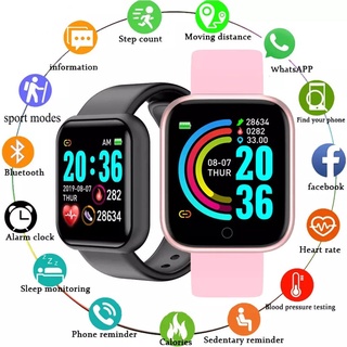 Y68 Smart Watch Bluetooth Sport Waterproof For IPhone Xiaomi Fitness Tracker Heart t Rate Monitor