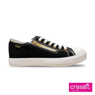 Crissa Steps Ladies Lace Up Shoes CSC06-0746 (Black)