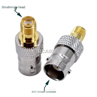 BNC Female to SMA Female BNC SMA Coax Adapter Connector for RF Antennas, Wireless LAN Devices